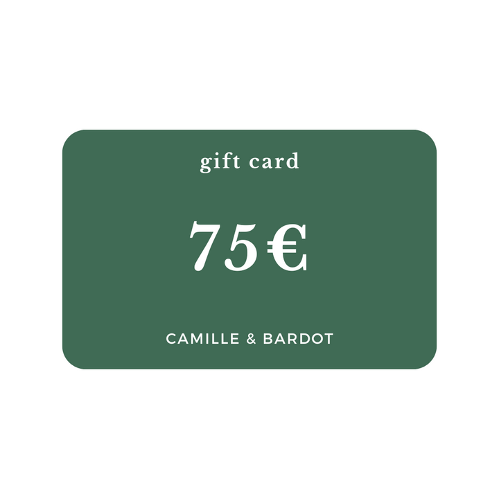 Camille & Bardot Cadeaubon (Digitaal)