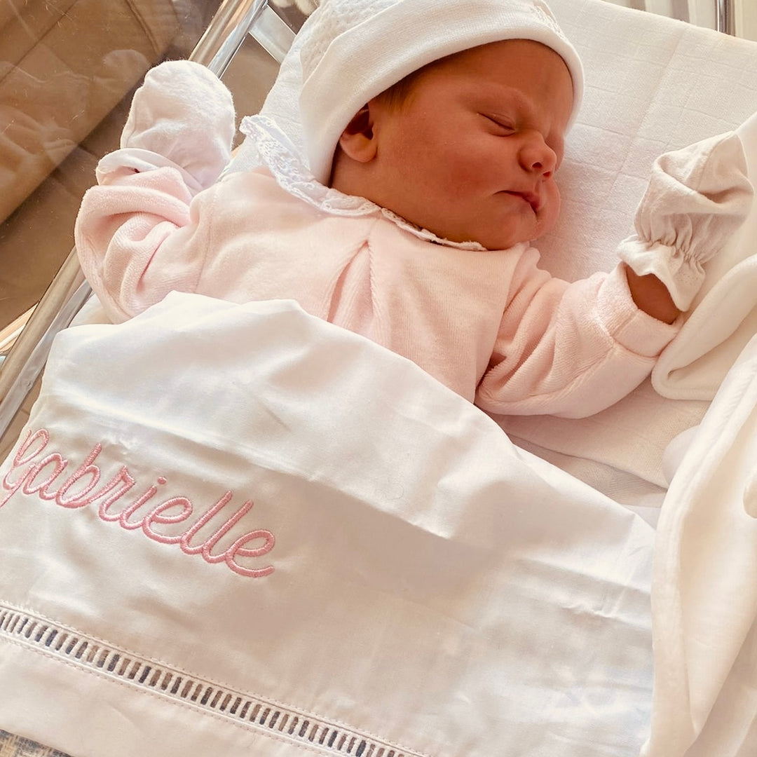 Hemstitch Crib Sheet