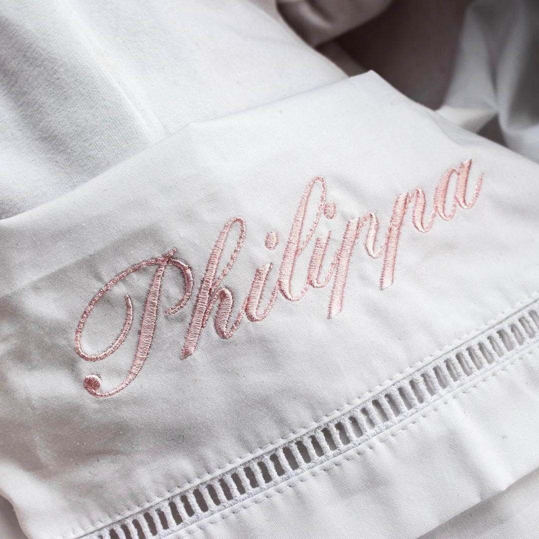 Hemstitch Crib Sheet